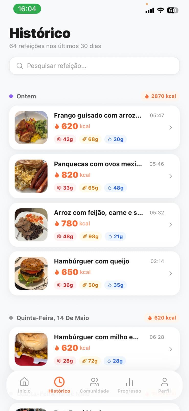Scanner de Alimentos